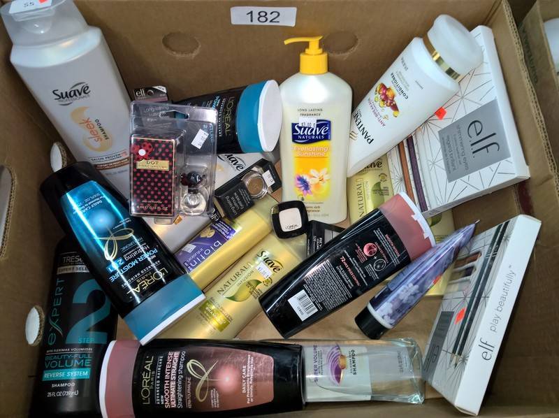 lot 182 image: Lot of hair care and beauty product...