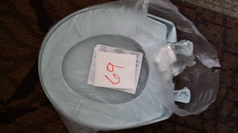 Toilet seat - Round - Blue
