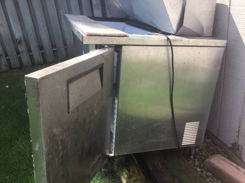 True, Stainless Steel Refrigerated Prep Table