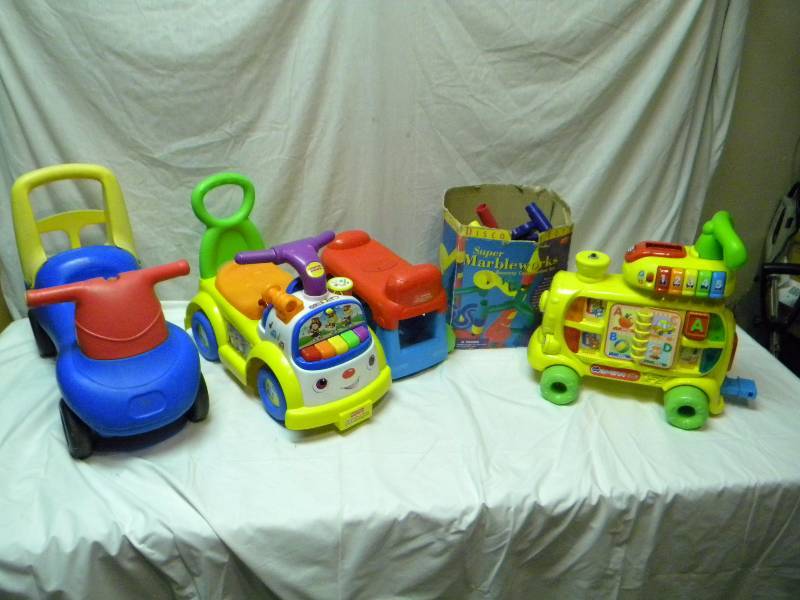 Toddler Drivable Cars and Marbleworks Toys
