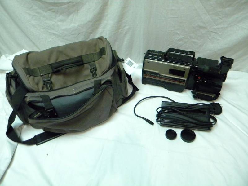 GE Camcorder and Bag