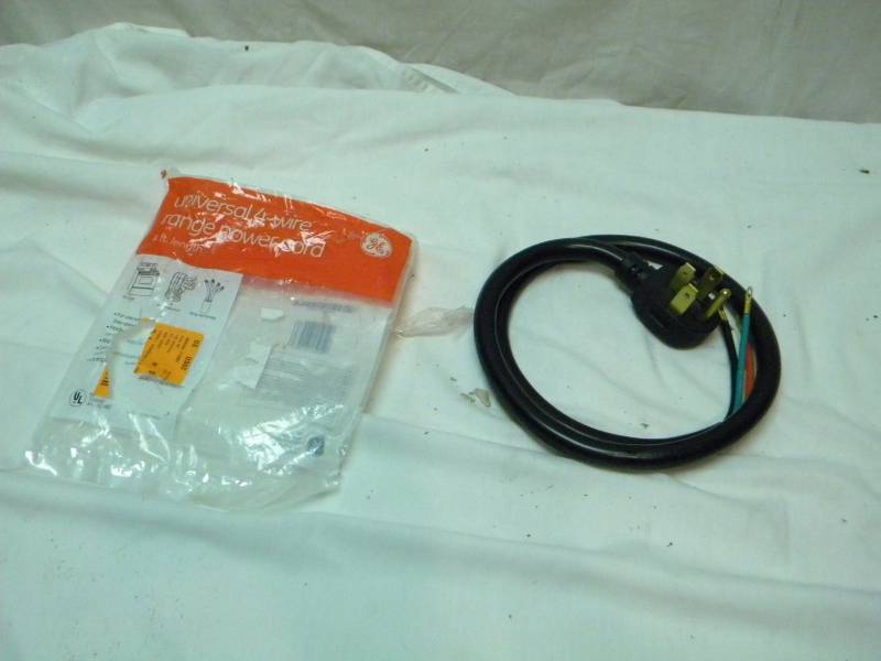 GE 4 wire Power Cord