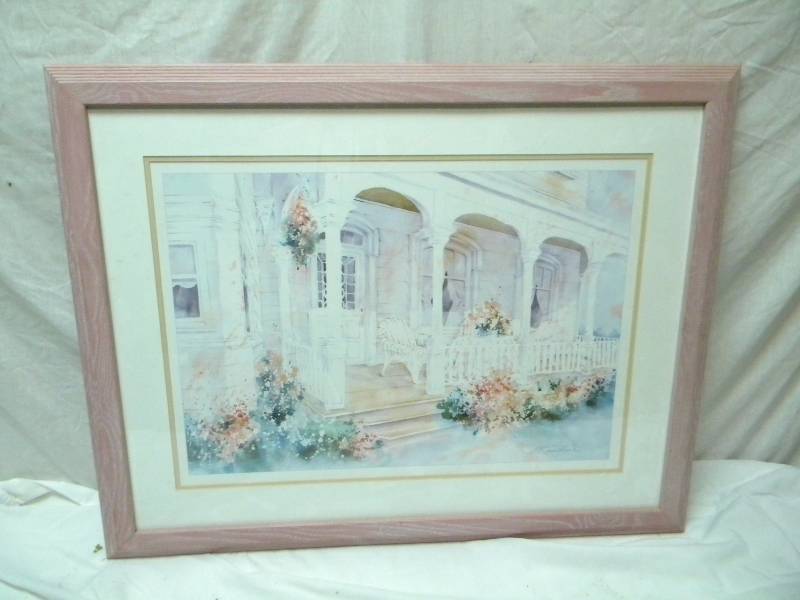 Framed Spring Floral Art