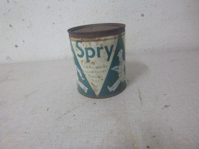 Vintage Spry Tin