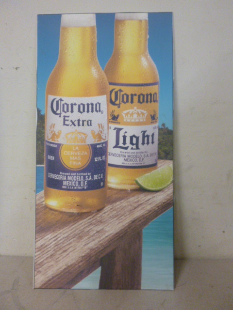Plastic Corona Sign
