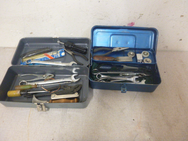 2 Metal Toolboxes