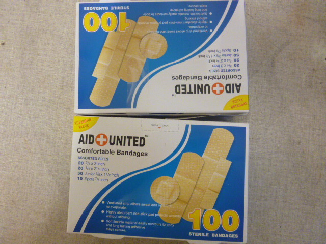 2 Boxes of Aid United Bandages
