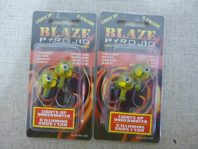 2 Packs of Blaze Pyro Jigs