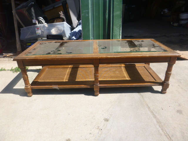Glass Top Coffee Table