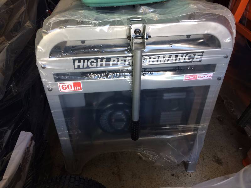 lot 5 image: Retails New $3460 - Universal Power Model 8500M Industrial Mobile Gas Engine Driven Generator Approx. Run Time 10 Hrs.  50% Load - New Never Used In Original Packaging With Warranty