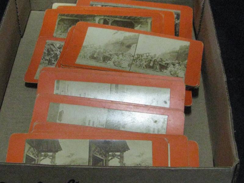 lot 35 image: Stereoscope Cards