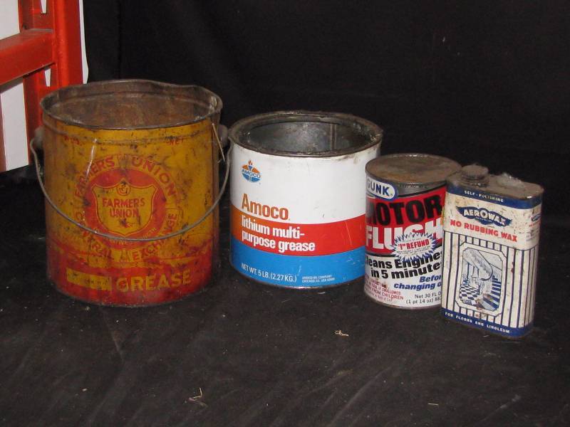 lot 61 image: Advertising Cans