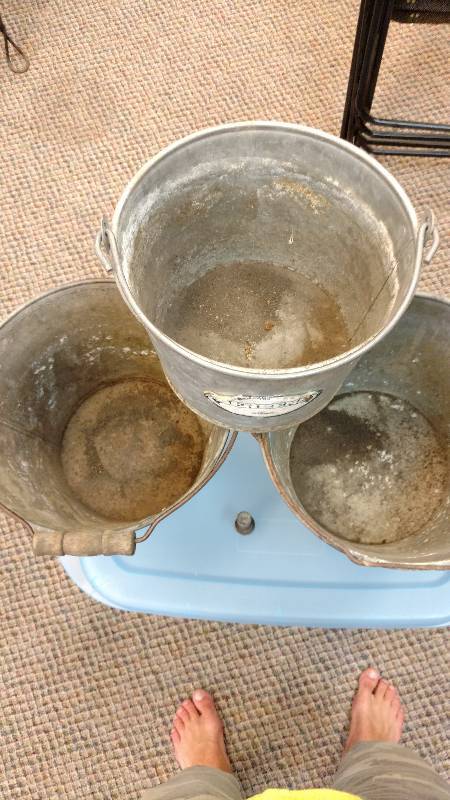 Vintage Metal Bucket Lot