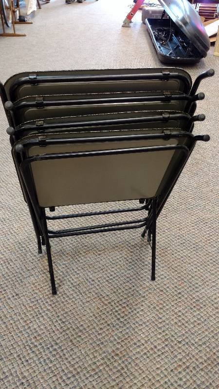 Vintage TV Trays wStand