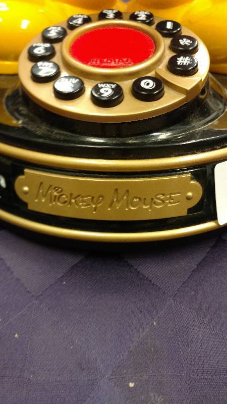 Mickey Mouse Push Button Phone