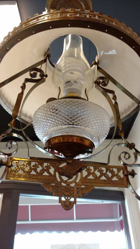 Antique Hanging Electric Hurrican Light