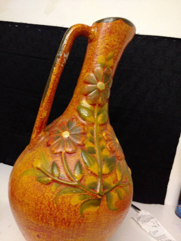 Vintage Tonala Mexican Pottery Jug