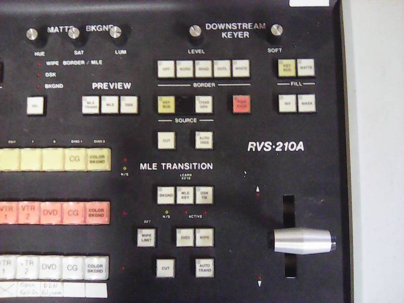lot 4 image: Ross Video Production Switcher