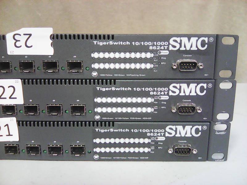 lot 33 image: (3) SMC Networks Tiger Switches (dont work)