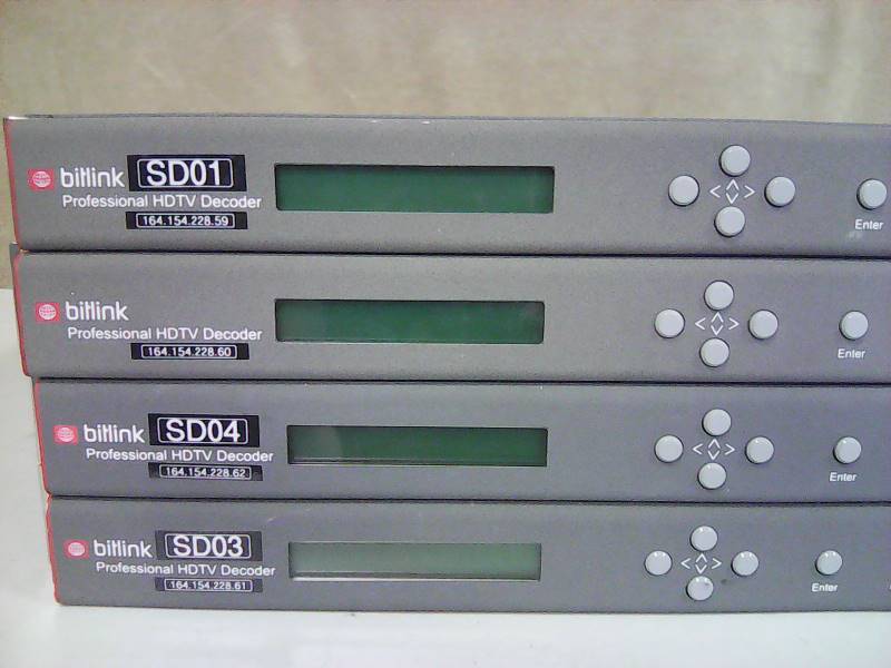 lot 36 image: (4) Bitlink HDTV Satellite ReceiverDecoder