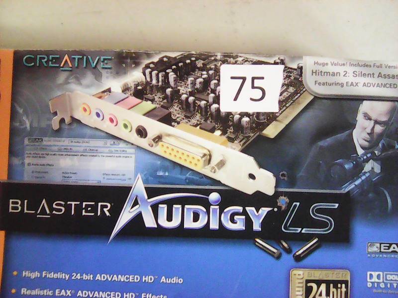 lot 67 image: Audigy PC Sound System (new)