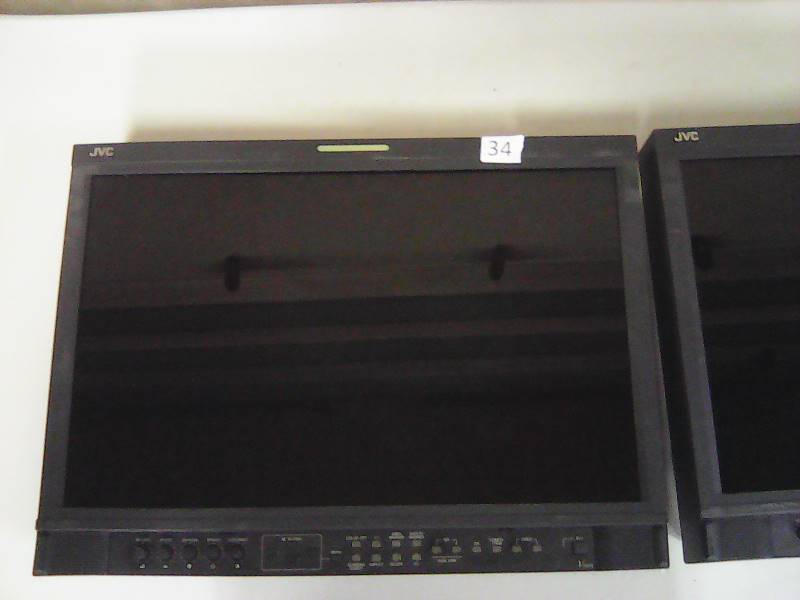 lot 32 image: (2) JVC 20 Video Monitors (buttons dont work)