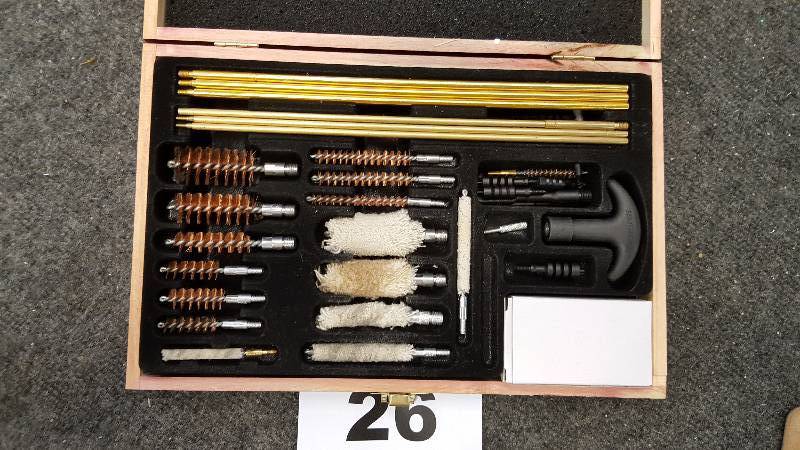 Gun Master 27-Piece Universal Gun Cleaning Kit with Aluminum Case