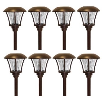 Smartyard Solar LED Pathway Lights - 8 pack