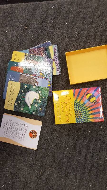lot 25 image: The Law of Attraction Cards (60 cards)