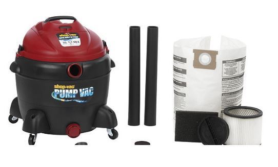 lot 40 image: Shop-Vac 16 Gallon WetDry Vac with Pump