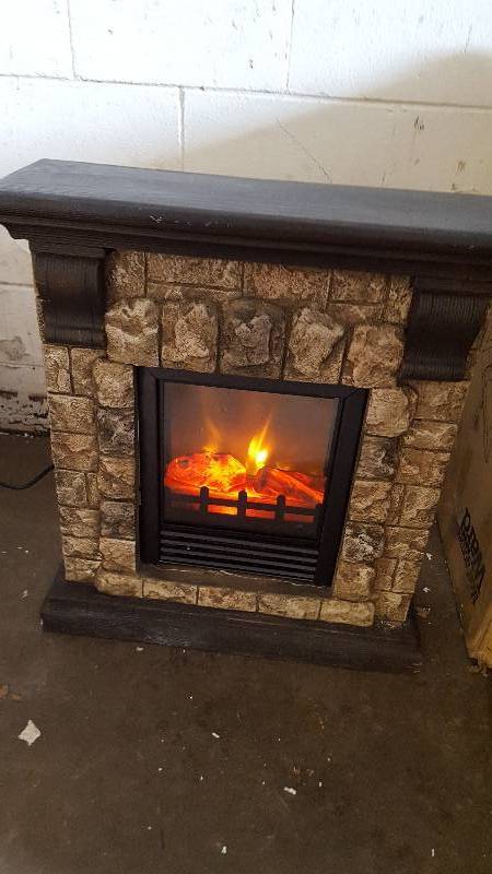 lot 32 image: Greystone Resin Fireplace