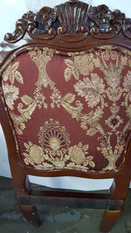 lot 34 image: River of Goods Hand Carved Dining Chair
