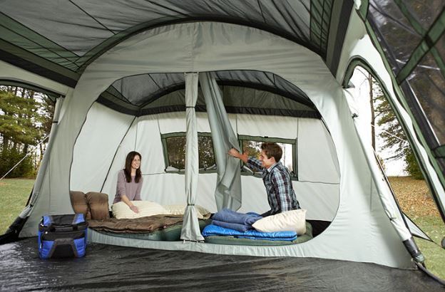 lot 134 image: Outdoor Spirit 20 x 12 14-Person 2-Room Cabin Dome Tent