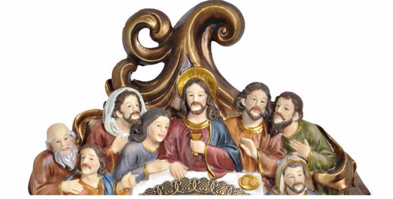 lot 21 image: Last Supper Clock