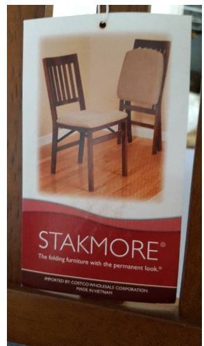 lot 15 image: Stakmore - High Quality Wooden Foldable Chair