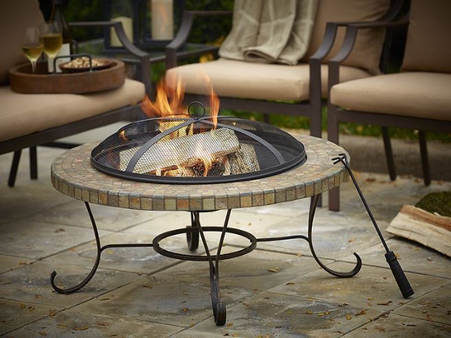 lot 93 image: McLeland Design Tuscany 34 Slate Firepit