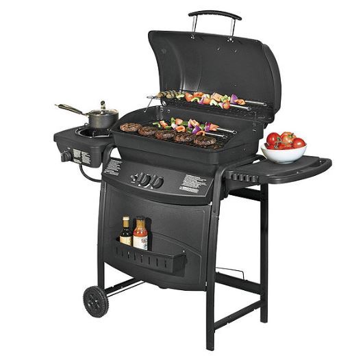 lot 19 image: Char-Broil 2 Burner with Sideburner Gas Grill