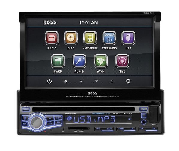 lot 105 image: Boss DVD Bluetooth Car Stereo with 7 Touch Screen