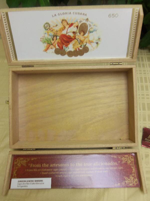 Wooden Cigar Box