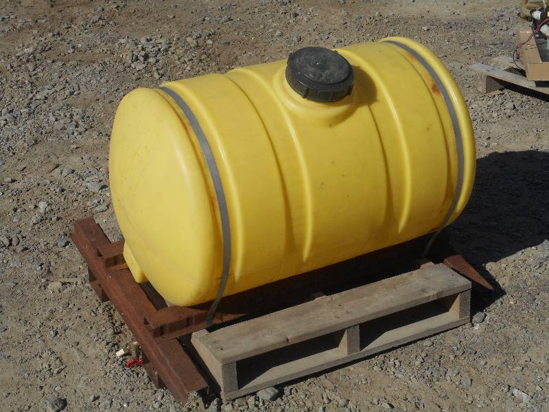 55-Gallon Liquid Holding Tank On St...