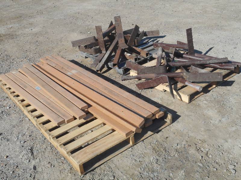 Lot Of Outdoor Steel-Framed Cement-...