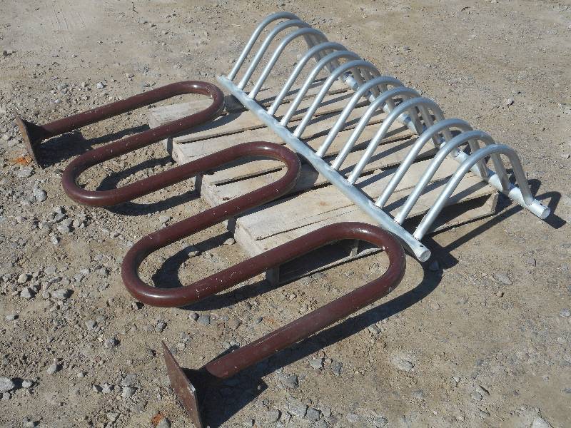 (2) Bolt-Down Steel Bike Racks ...
