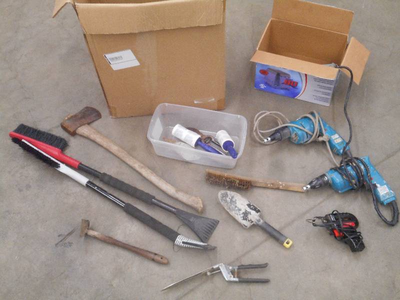 (2) Boxes Of Assorted Hand & Power ...