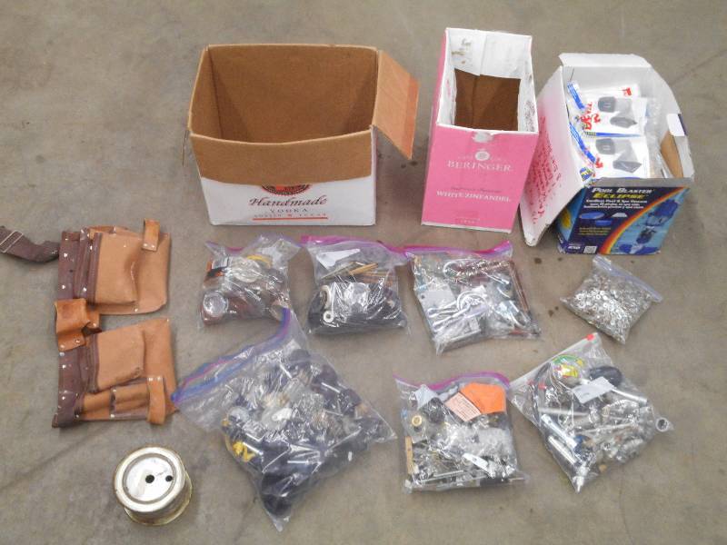 (3) Boxes Of Assorted Hardware, Ga...