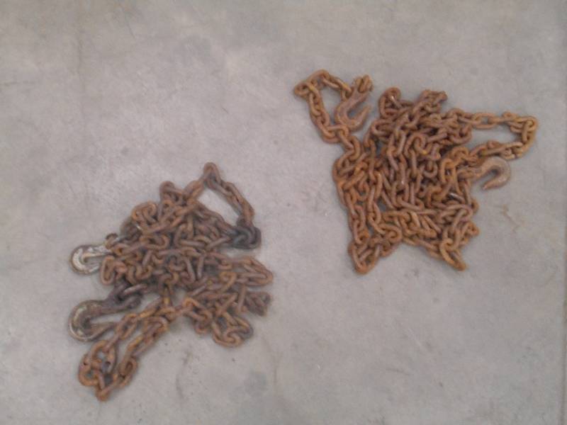 (1) 12ft & (1) 16ft Log Chains ...