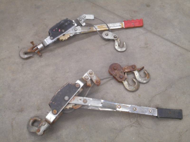 (2) Steel Cable Come-Alongs ...