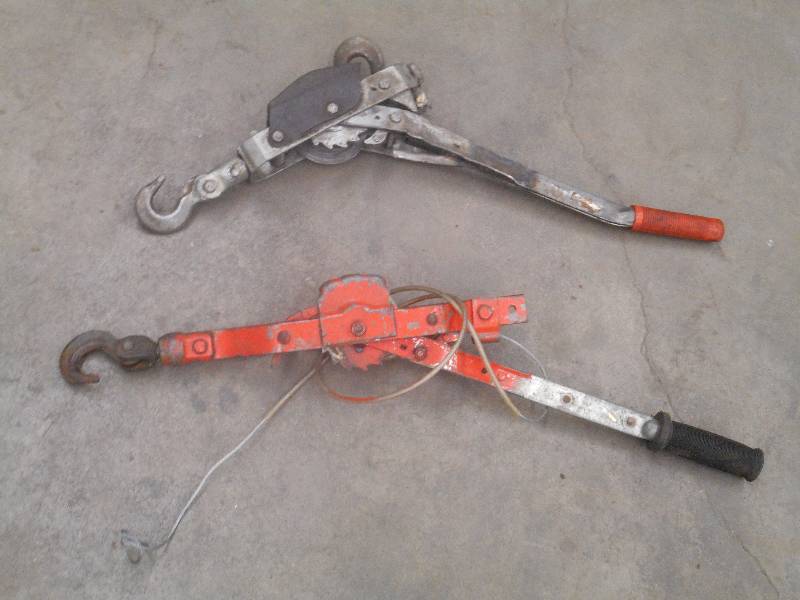 (2) Steel Cable Come-Alongs ...