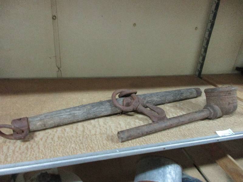 Evener and hand pump well fitting