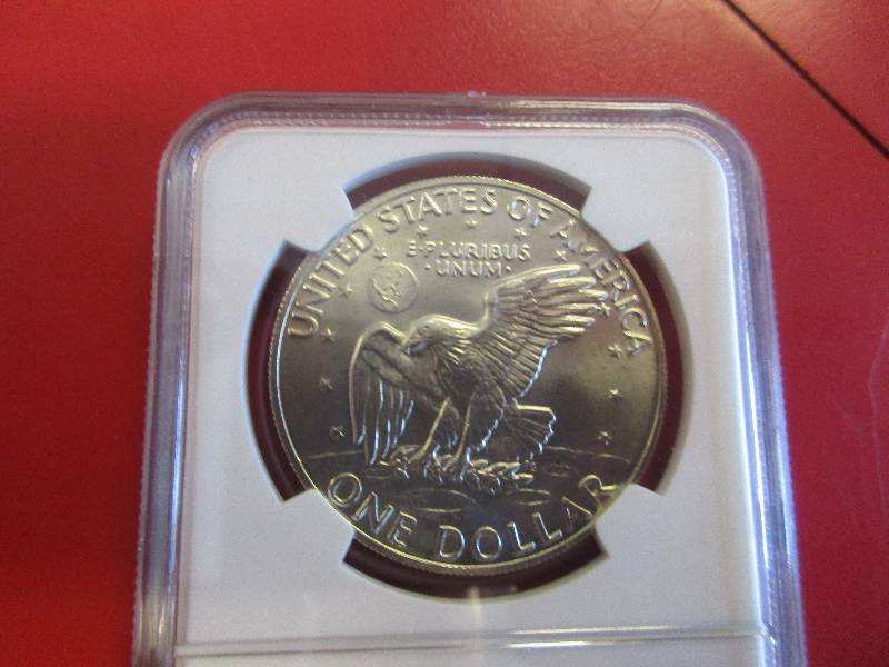21. 1973-S Eisenhower 40% silver dollar certified by NGC in Mint State Condition
