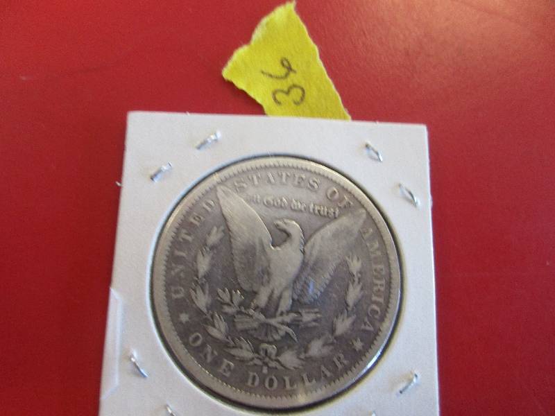 36. 1879-S Morgan Silver Dollar